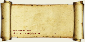 Anđelka Mijailović vizit kartica